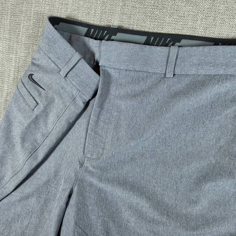 Nike Victory Golf Shorts Men 36/10 Grey Stretch Dri-FIT Standard Fit AJ5495-015